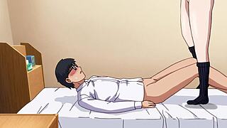 ऐनिमे गर्ल वाइल्ड एक्शन सीन में डीप और हार्ड फक