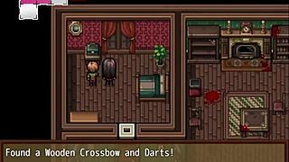 so like, grabbing all these items in the hentai game zombies retreat part 4, with big tits milf action and zombie ass pounding