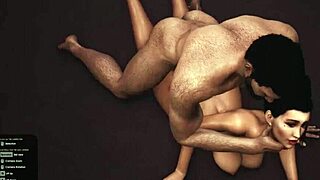 Experience the best hot video game with French twists in curvy 3D anime!