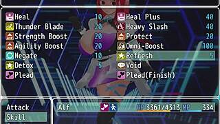 Yo, check Girl B Hero scenes in Part 39, facing Monster Lord 5 with wild hentai action in this anime game!