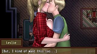 Saving two hot babes from zombies in this hentai game adventure