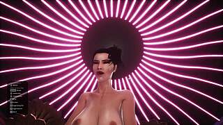 Experience the best hot video game with French twists in curvy 3D anime!