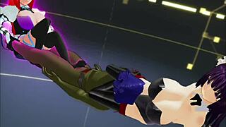 Yo, check Girl B Hero scenes in Part 39, facing Monster Lord 5 with wild hentai action in this anime game!