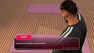 Sex coach introduces hot yoga in game prologue