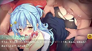 Cartoon porn with anime tropes