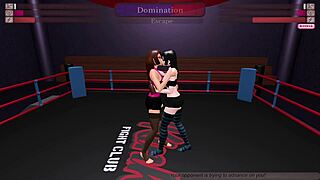 Nagini vs Julia in a wild kinky fight club T1R28 😈