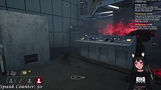 Hey, wanna see Vtuber LewdNeko get spanked while playing DBD? It's wild in part 2 with anime hentai vibes!