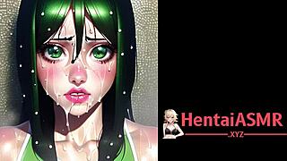 Sultry anime vixens in action