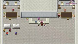 Female knight endures companion attacks in wedding 03.