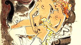 Vintage erotic drawings bring retro animations to life! 🔥