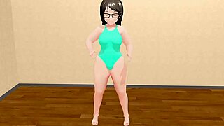 Hey, check this dancing curvy animation girl from Kyo – so plump and fun! 💃