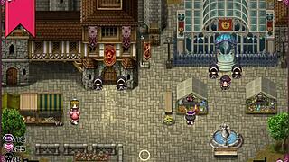 witch's first prostitute job doing handjob in hentai part 5