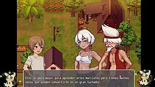 Incredible Hentai Game Daily Life of My Countryside -Español- Spying on Bathroom Ass and Big Tits of Herrera in Part 4!