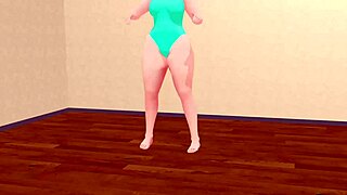 Hey, check this dancing curvy animation girl from Kyo – so plump and fun! 💃