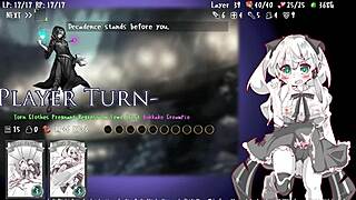 masturbating through lost chapter hentai video game levels in detailed anime gameplay session 2.