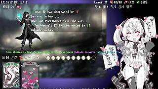 masturbating through lost chapter hentai video game levels in detailed anime gameplay session 2.