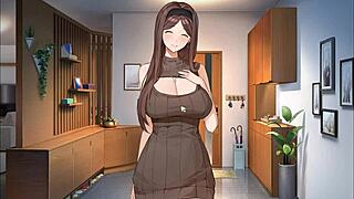 समर क्लोवर हारेम हेंटाई गेम एपिसोड 10 क्यूट ब्रूनेट फेस पर सेक्सी आउटफिट में दो बार कम करता है