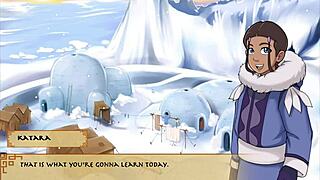 in the four elements trainer book 1 part 3, an avatar parody unfolds