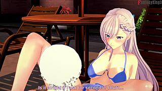 Belfast invites me to the pool for some fun