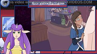 avatar last airbender hentai shows nami's blowjob in four elements trainer bonus. brunette handles that monster cock like a pro.