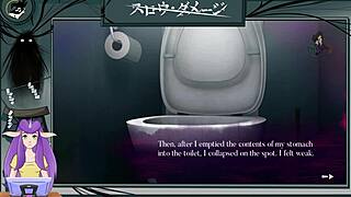 in this gay hentai, the skinny brunette takes slow damage from the muscular guy part fifteen