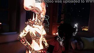 This flaming hot Atronach action in VR is intense.