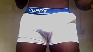 Nigerian twink handles big black monster cock in anime scene.