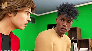 Big-boobed babes in animated game