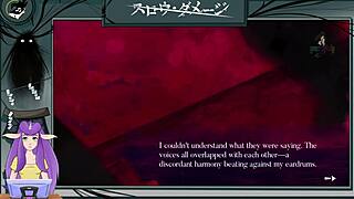 in this gay hentai, the skinny brunette takes slow damage from the muscular guy part fifteen