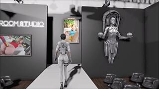 brunette in fallout 4 showing natural tits in fashion number two hundred seven