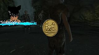 Skyrim sex mods rampage! Curvy mature costumes mein wild positions mein anal leti hai!