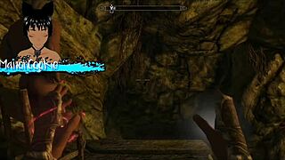Skyrim sex mods rampage! Curvy mature costumes mein wild positions mein anal leti hai!
