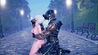 Hey, check out this cute anime girl dancing wildly while she gets fucked hard