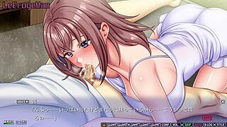 i'm getting into this game couple hentai anime blowjob scene from boku ni dakare aegu tsuma wa hoka no otoko ni dakareta hanashi o tsumugu 2 with yusuke 9