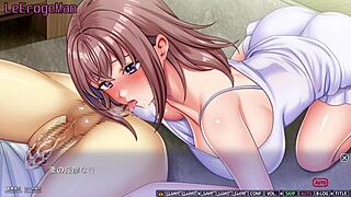 i'm getting into this game couple hentai anime blowjob scene from boku ni dakare aegu tsuma wa hoka no otoko ni dakareta hanashi o tsumugu 2 with yusuke 9