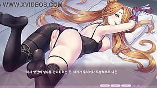 Kaiju Princess Ahki dominates in intense anime hentai gameplay