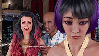 I feel so drawn to this curvy cute 3D game outfit in Three Rules of Life 48