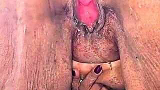 Licking big black cock outdoors