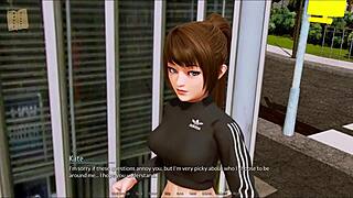 exploring harem hotel episode 75 in game anime style