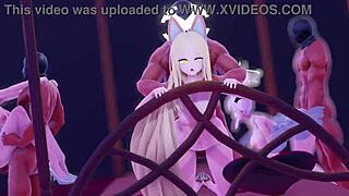 Trinity Naked in 3D Cartoon: What's Her Secret Move?