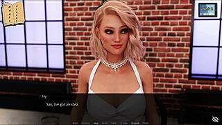 Bouncing boobs in adult game
