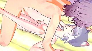 Hentai: Cipher's rough anal creampie