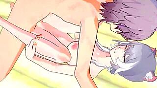 Hentai: Cipher's rough anal creampie