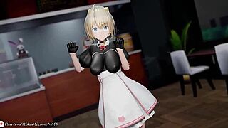 Kyo chan's sexy strip tease dance