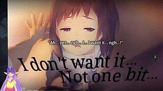 what's with this close-up throat suck blowjob from redhead in anime fetish