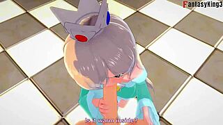 rosalia gets naked for pov fucking hard with ahegao in sword art online super mario hentai