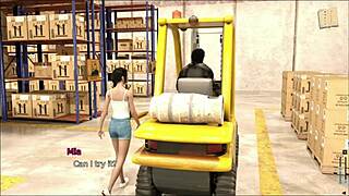 पाइन फॉल्स 65 में बस्टि 3डी एनिमे बेब वाइल्ड गेम सीन एक्सप्लोर करती है। वह स्टेमी एक्शन में कैच होती है!