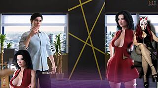 Apocalust Ep 13: Milf in Stockings Gets Naughty Outdoors in Public Game