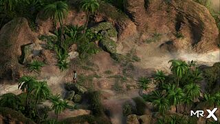 I love watching this tattoo girl work the bar while masturbating in teen hentai e1 3.