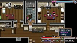 i watch the protagonist take a bath and masturbate her big ass in nightmare knight part 5